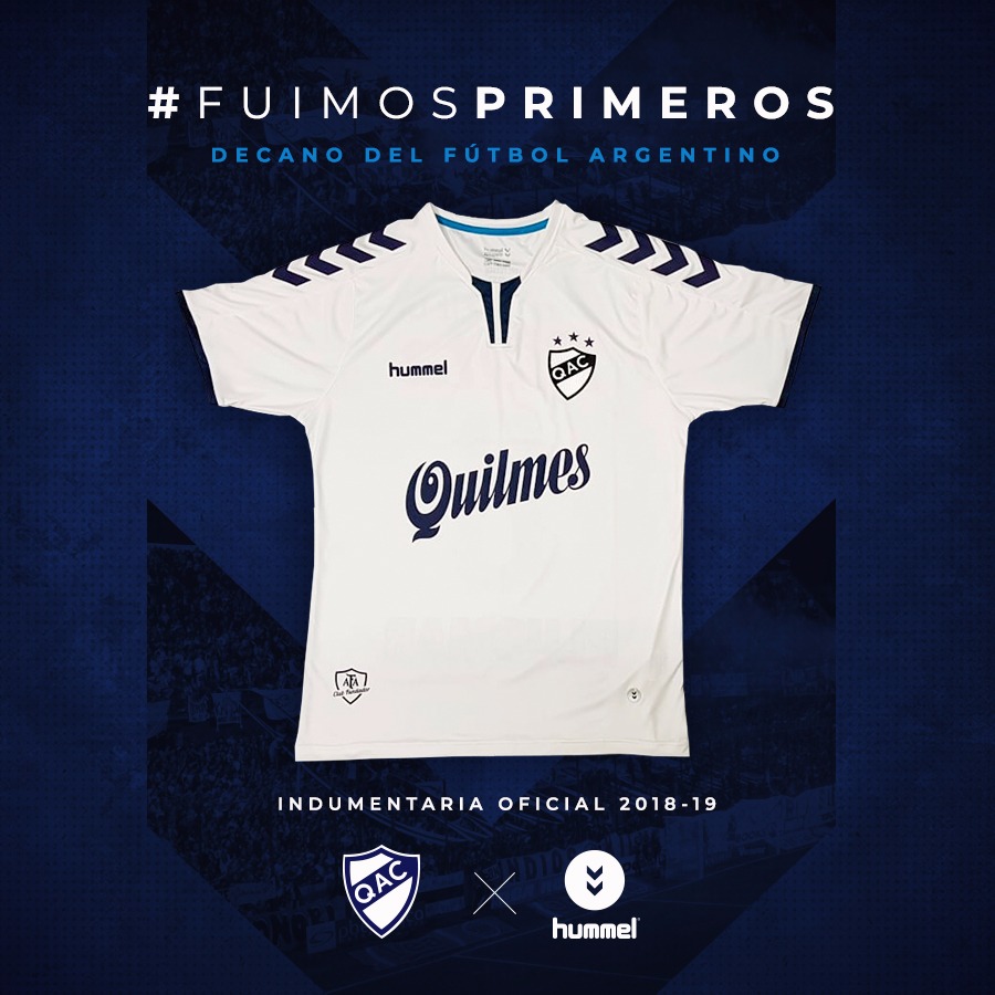 Camisetas hummel de Quilmes 2018-19 Titular