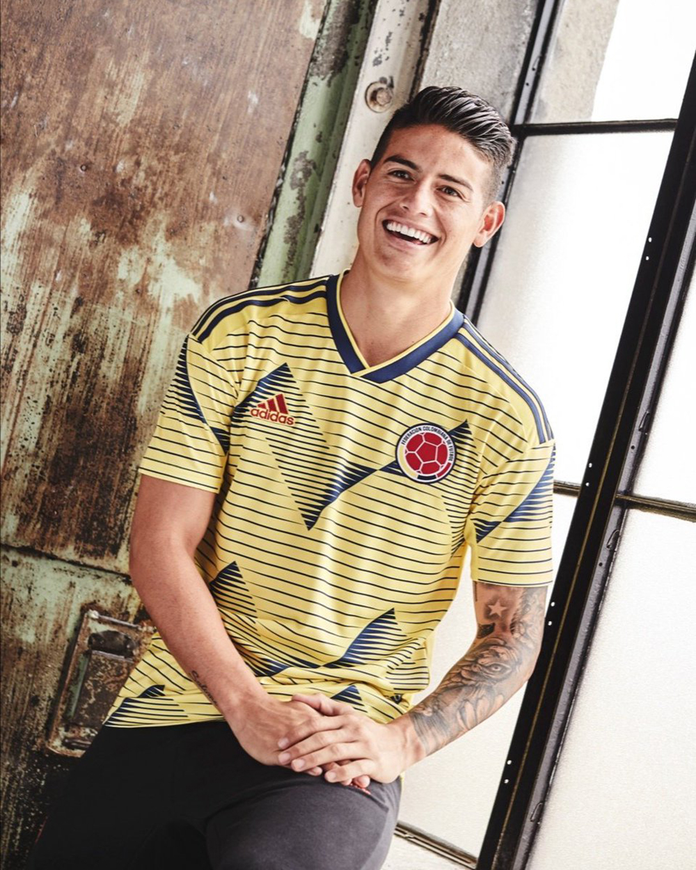 Camiseta adidas de Colombia Copa América 2019 James Rodríguez