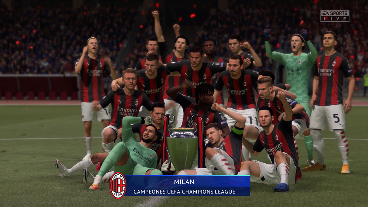 FIFA 21 AC Milan campeón