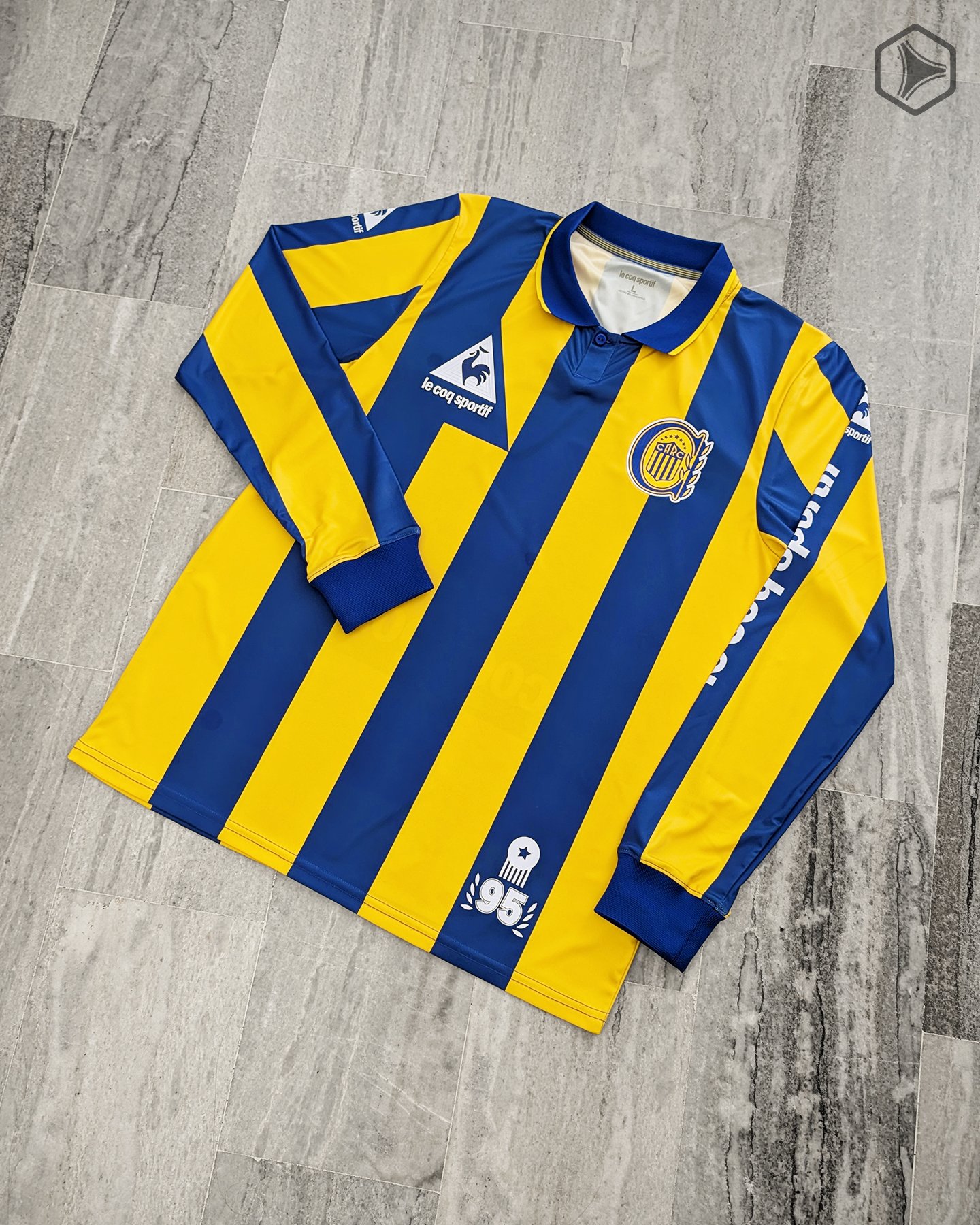 Camiseta especial Le Coq Sportif de Rosario Central Copa 1995