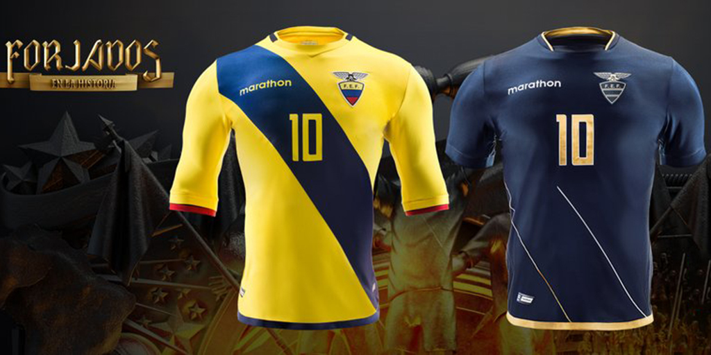 Marathon presentó las camisetas Ecuador Copa América Centenario Marca