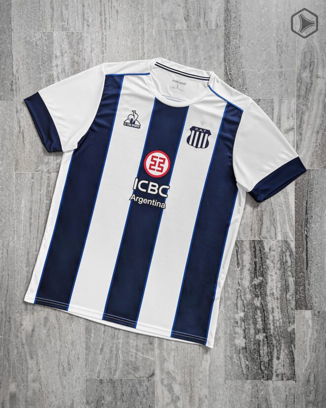 Review Camiseta Titular Le Coq Sportif De Talleres 2024 Marca De Gol