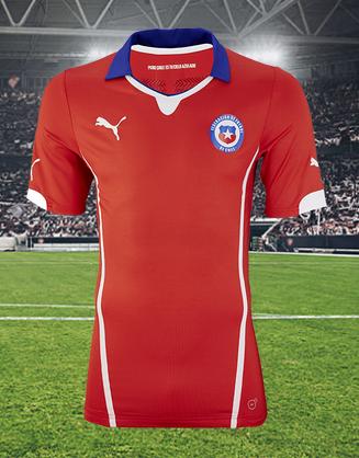 Nuevas camisetas Chile PUMA 2014 - Marca de