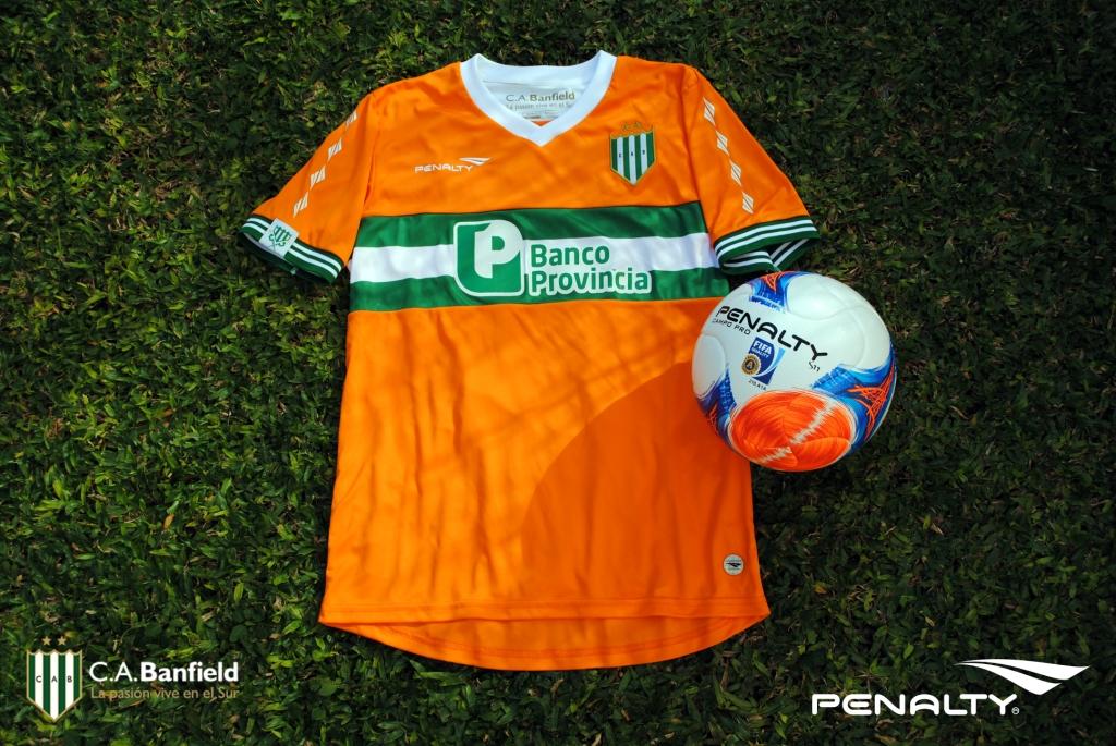 Camiseta naranja alternativa de Banfield Penalty 2016/17 - Marca de Gol