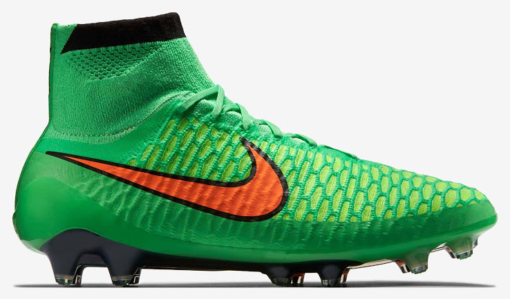 Nike-Magista-Obra-2015-Boots-Green-Orange (1) - Marca de Gol