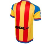 Camiseta Valencia adidas away Senyera 2015-16 espalda