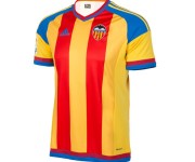 Camiseta Valencia adidas away Senyera 2015-16 frente