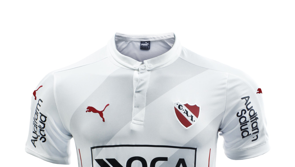 Camiseta Independiente PUMA alternativa blanca Marca de Gol