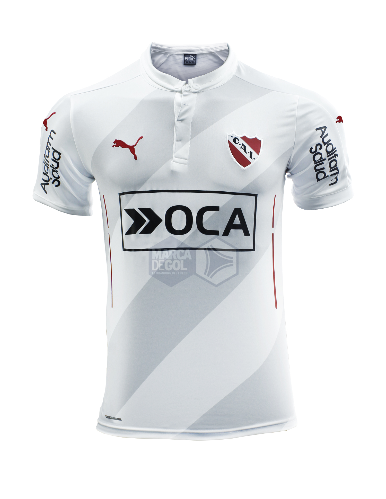 Camiseta Club Atlético Independiente Puma Branco Vermelho, Camiseta,  camiseta, branco, ativo Camisa png