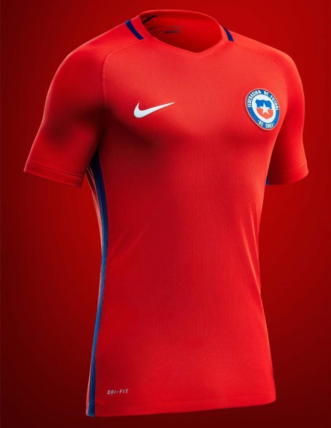 Camisetas de Chile para la Copa América Centenario