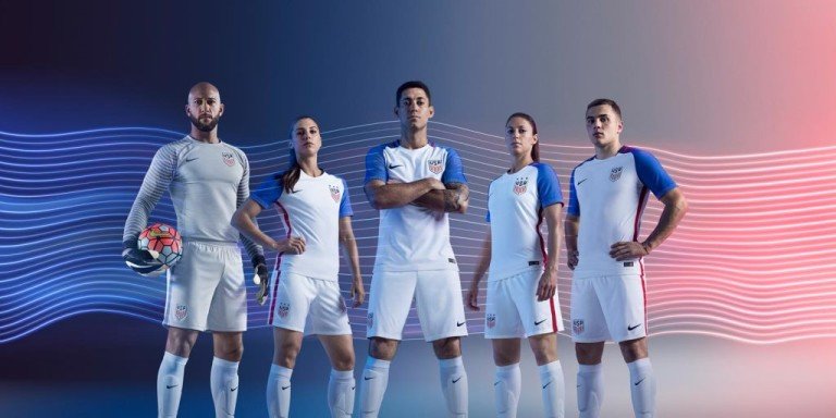 Nuevas camisetas de Estados Unidos para la Copa América Centenario