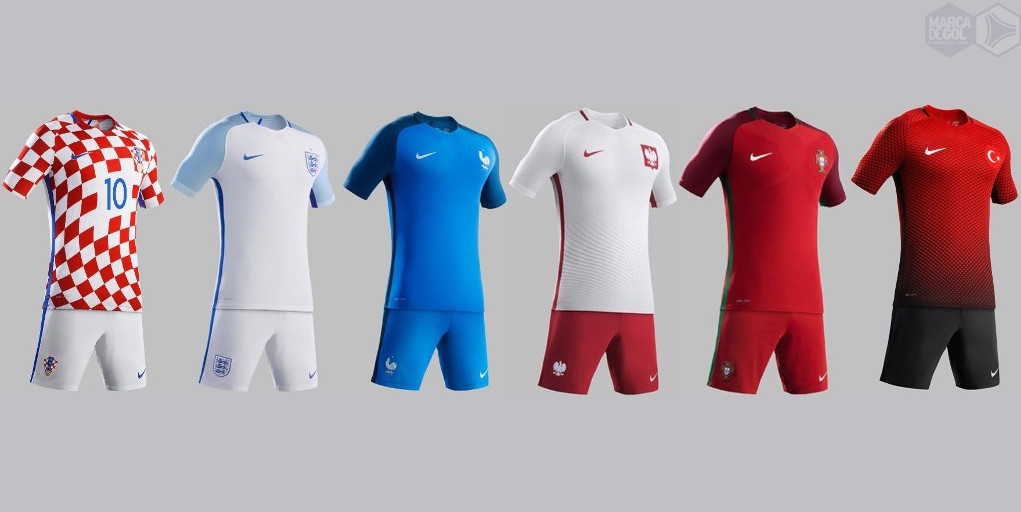 Camisetas Nike Euro 2016