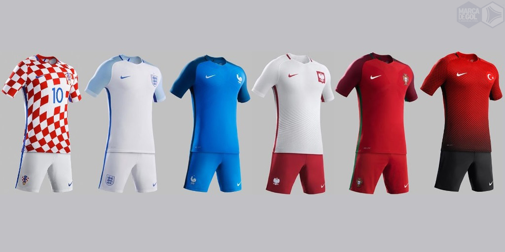 Se presentaron las nuevas camisetas Nike Euro 2016 - Marca de Gol