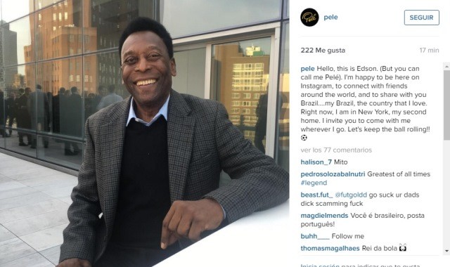 Pelé Instagram