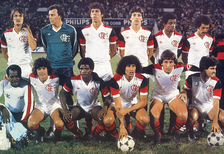 El uniforme que utilizó el Flamengo frente al Liverpool en 1981.
