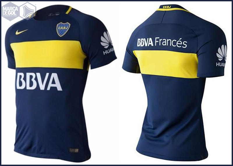 Camiseta Boca Juniors 2016-17 Titular - Marca de