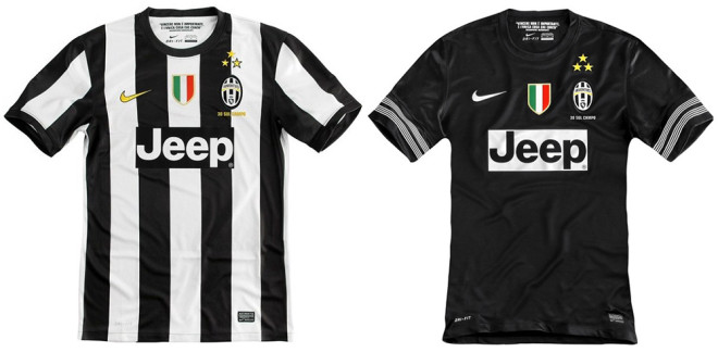 Camisetas Juventus Nike 2012 13