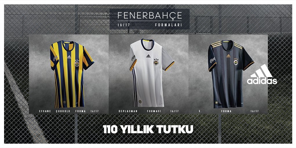 Fenerbahce adidas Kits 2016 17