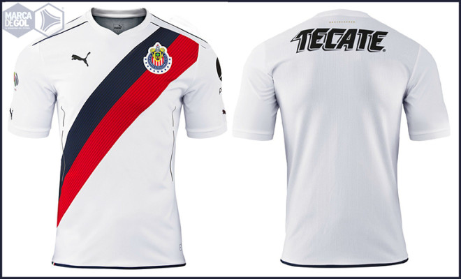 jerseys PUMA de Chivas 2016 Suplente