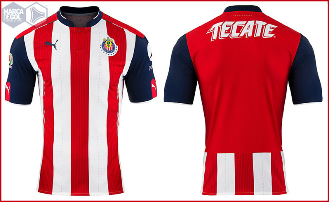 jerseys PUMA de Chivas 2016 Titular