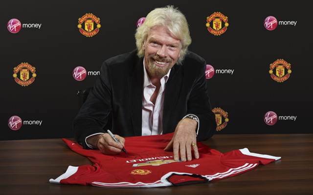 Manchester United Virgin Money Richard Branson