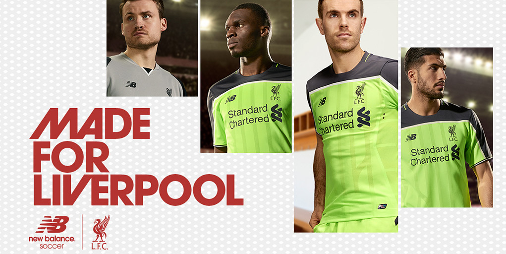 New Balance Liverpool Third Kit 2016 17