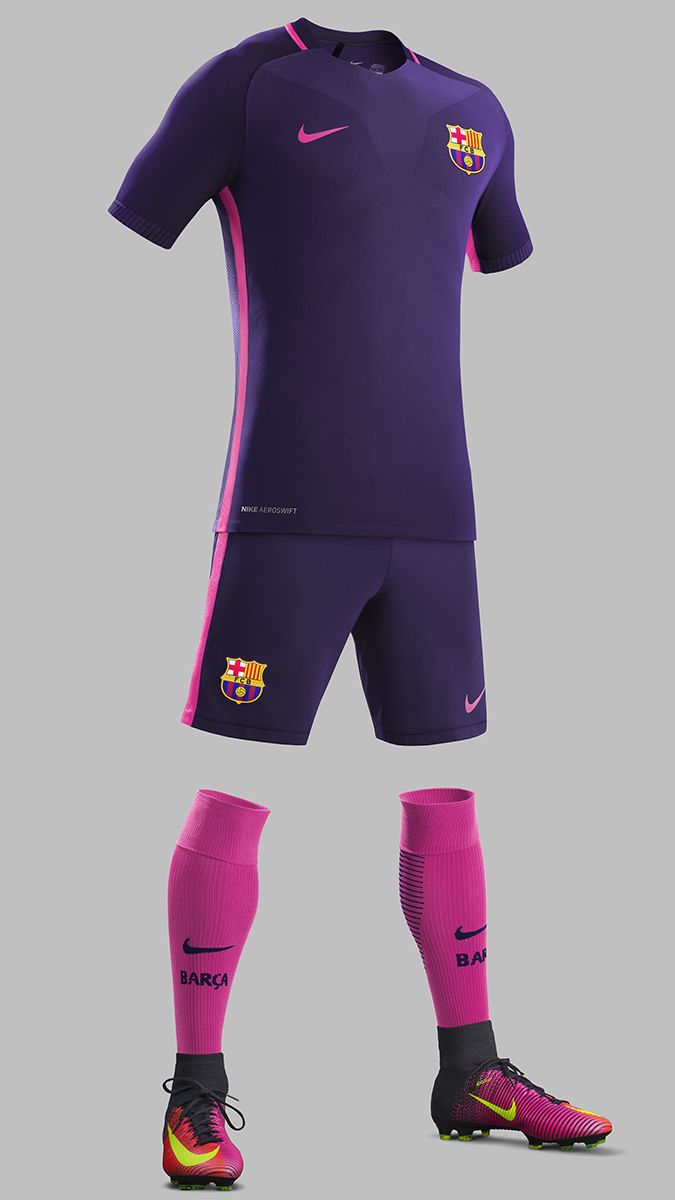 Nike FC Barcelona Away Kit 2016 17