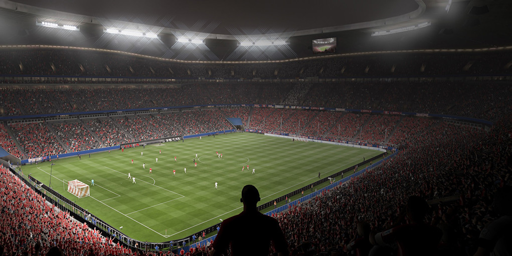 Bayern Munich en el FIFA 17 Allianz Arena