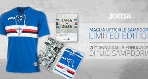 Camiseta JOMA Sampdoria 70 aniversario