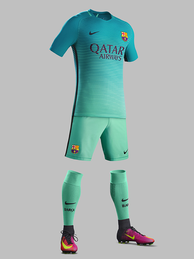 el Barcelona Nike Third Kit 2016/17 - Marca de Gol