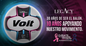 Balón Voit Liga MX Movimiento Azul y Rosa 2016