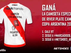 camiseta de River Plate Campeón Copa Argentina 2016