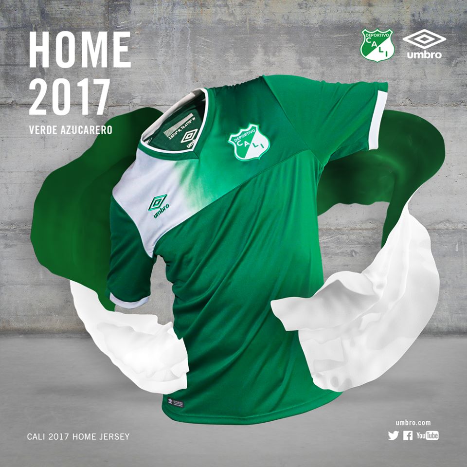 Camisetas Umbro de Deportivo Cali 2017 alternativa