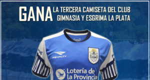 Tercera camiseta de Gimnasia y Esgrima LP 2017