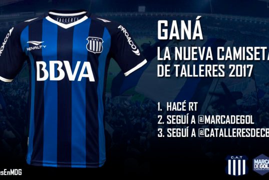 Sorteo Twitter Camiseta alternativa de Talleres 2017