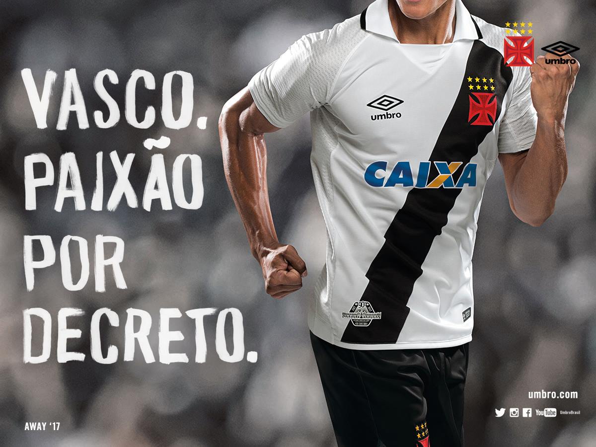 Camisas Umbro do Vasco da Gama 2017 away