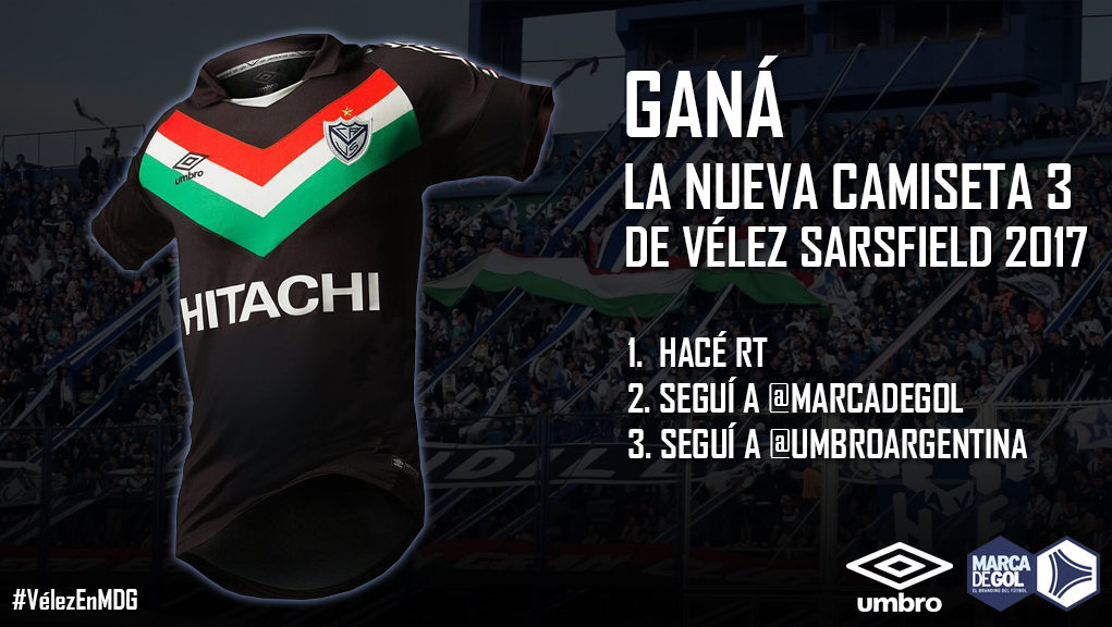 camiseta 3 Umbro de Vélez Sarsfield 2017