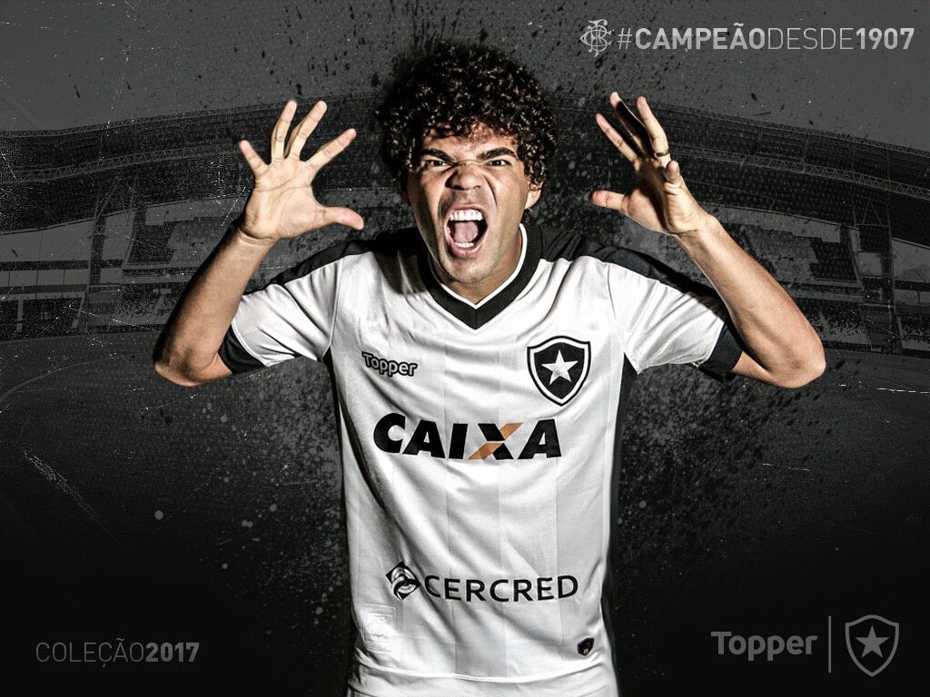 Camisas Topper do Botafogo 2017 away