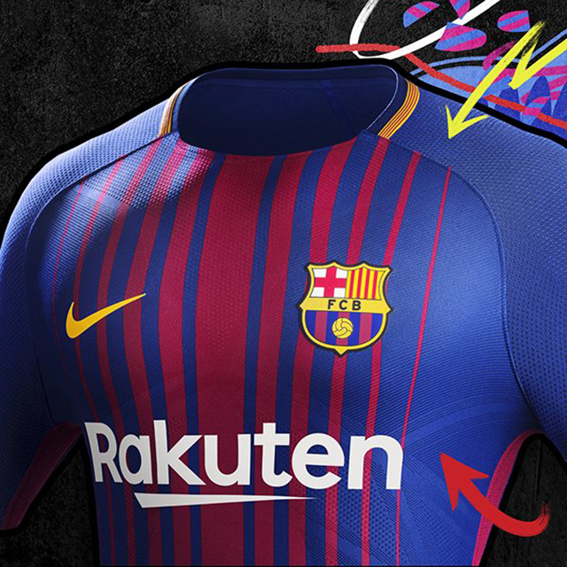 Camiseta Nike del FC Barcelona 2017 18