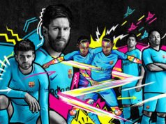 Camiseta alternativa Nike del FC Barcelona 2017 18