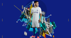 Chelsea FC Nike Away Kit 2017 18 Eden Hazard