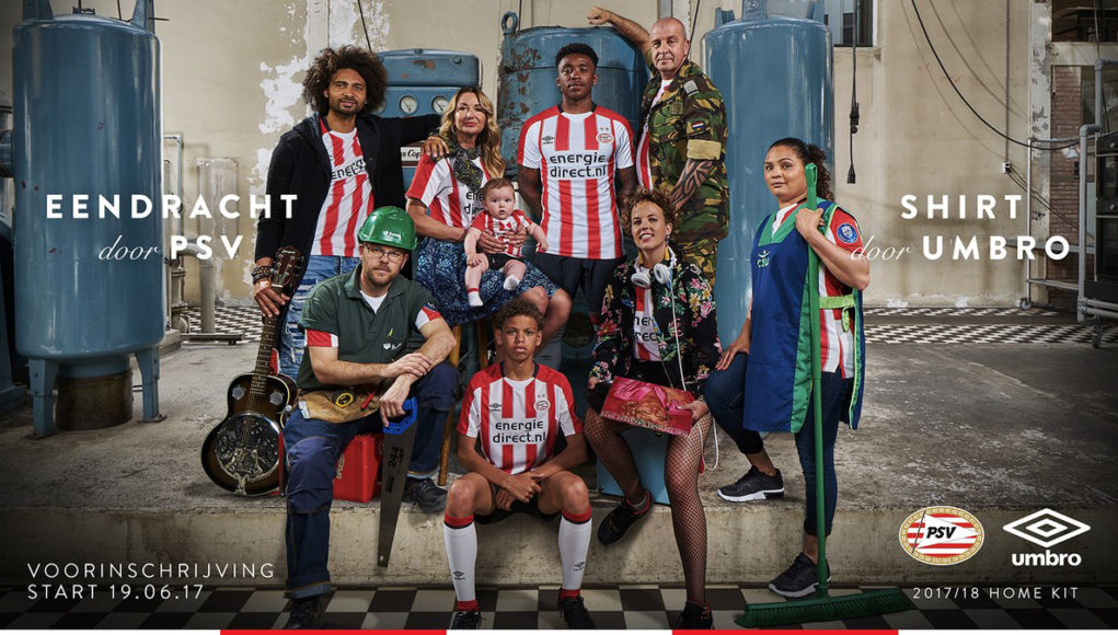 PSV Umbro Home Kit 2017 18