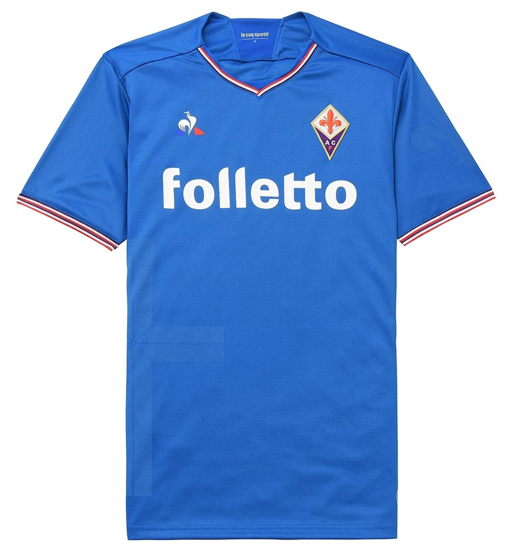 ACF Fiorentina Le Coq Sportif Kits 2017 18 Away Blue