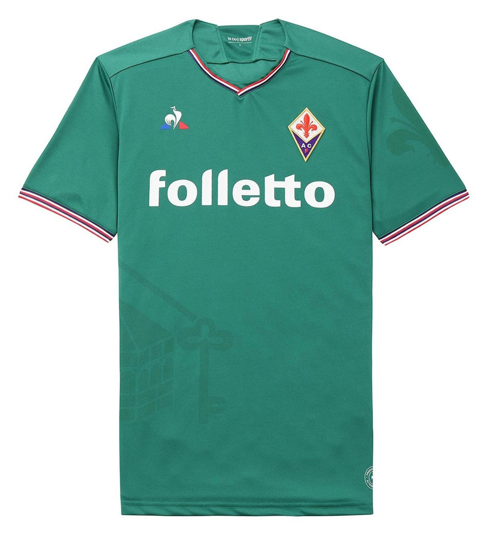 ACF Fiorentina Le Coq Sportif Kits 2017 18 Away green
