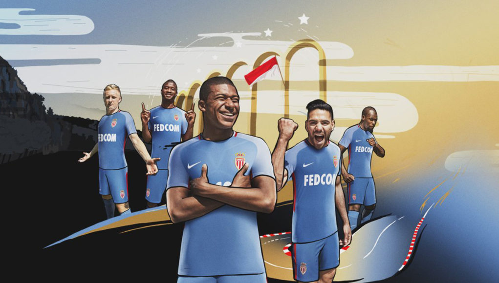AS Monaco Nike Away Kit 2017 18