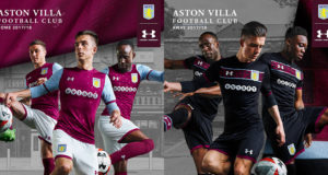 Aston Villa Under Armour Kits 2017 18