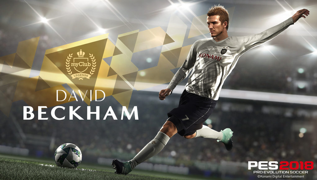 David Beckham firma con Konami