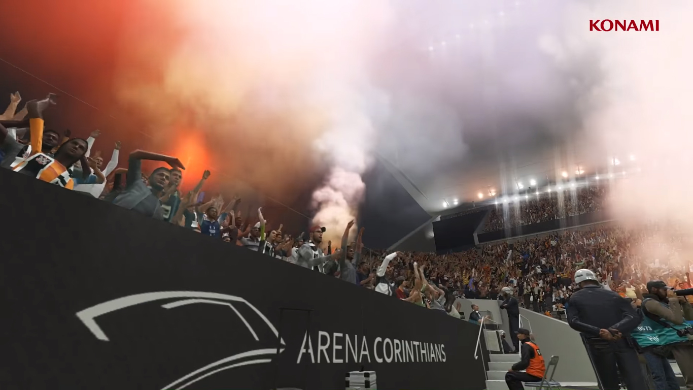 Liga Brasilera en el PES 2018 Arena Corinthians