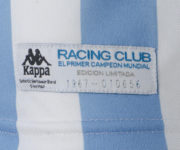 Camiseta Kappa de Racing Club 50 Aniversario Campeón del Mundo