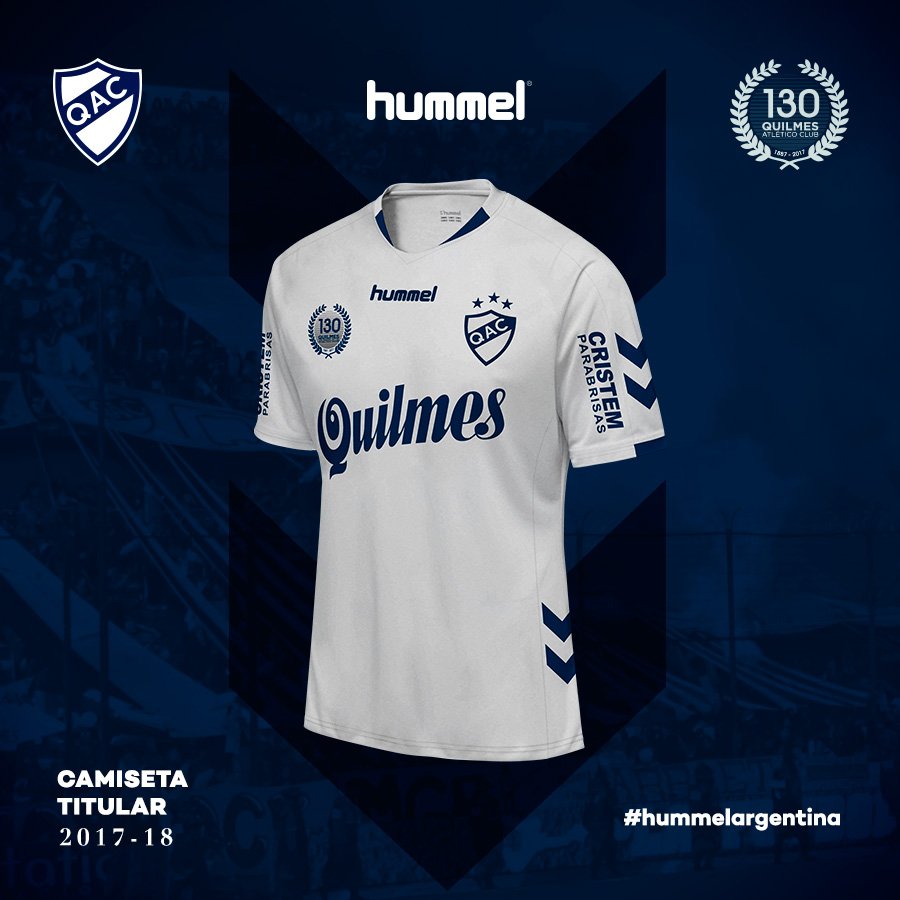 Camisetas hummel de Quilmes 2017 18 titular
